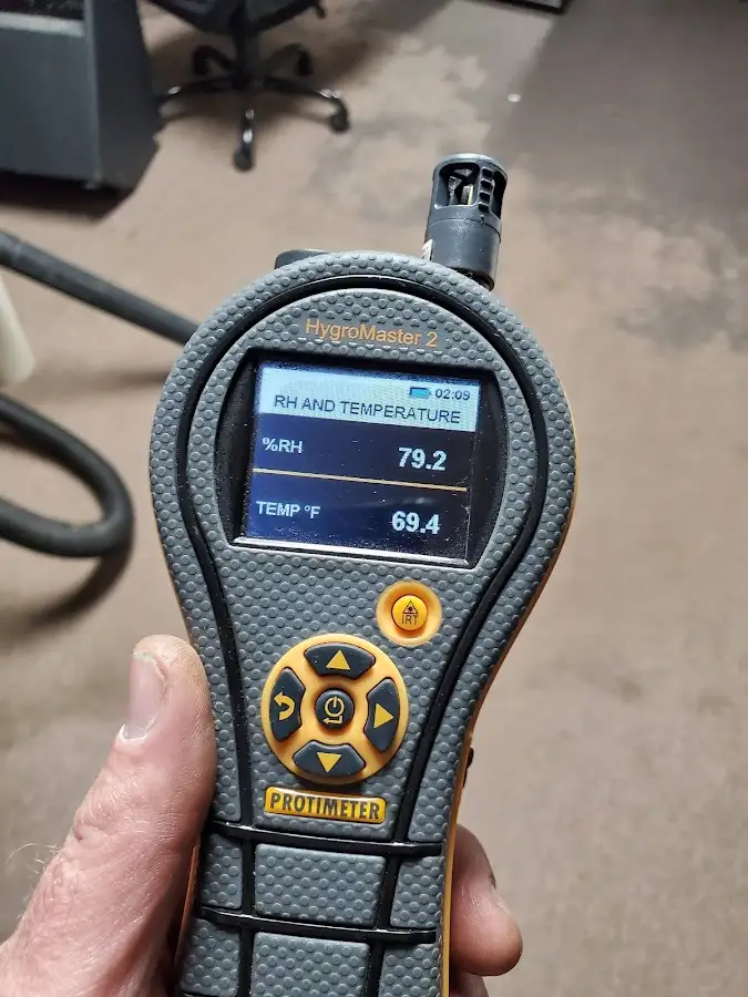 Moisture meter humidity assessment for Mold Remediation & Removal in Richland Hills